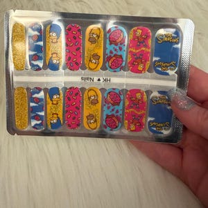 ¡DOH! Envolturas de uñas