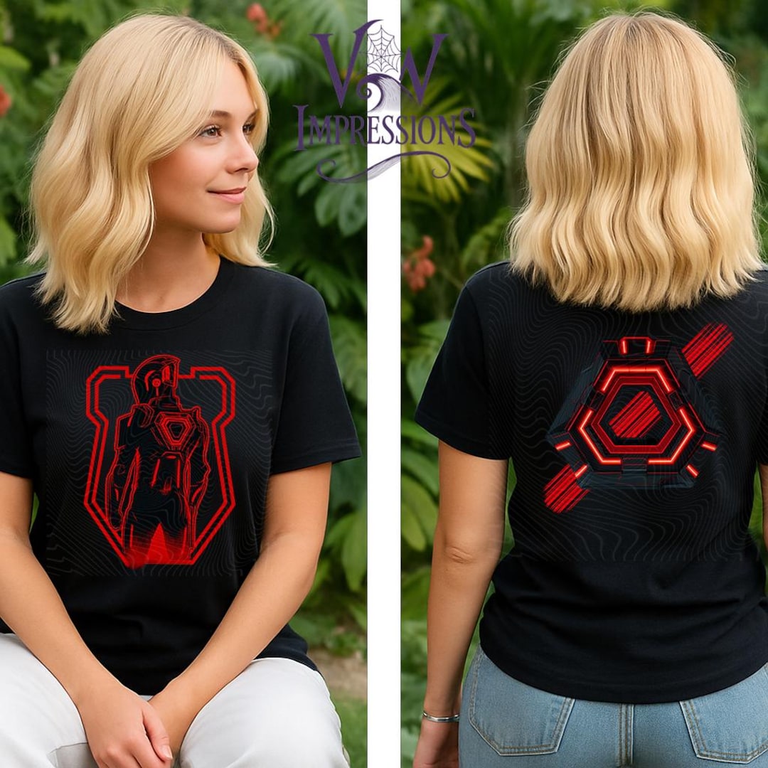 Red Vs Blue Light Cycle Inspired Tron Digital Files Front, Back and ...