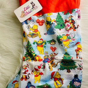 Pooh Bear Christmas Stocking
