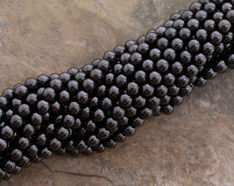6mm Magnetic Hematite Round Mh10