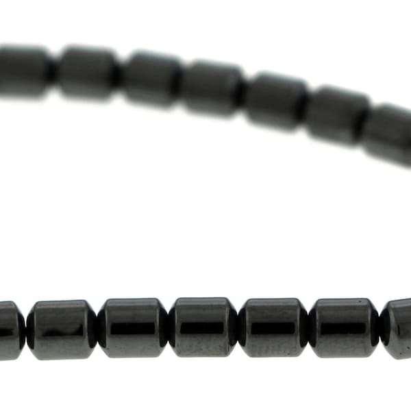 4mm Magnetic Hematite Drum Mh06