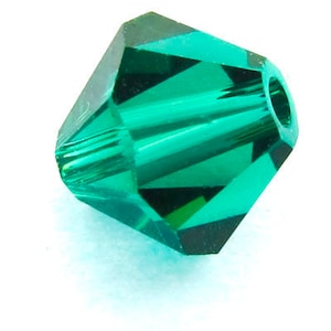 6mm Swarovski Crystals Emerald S6C24