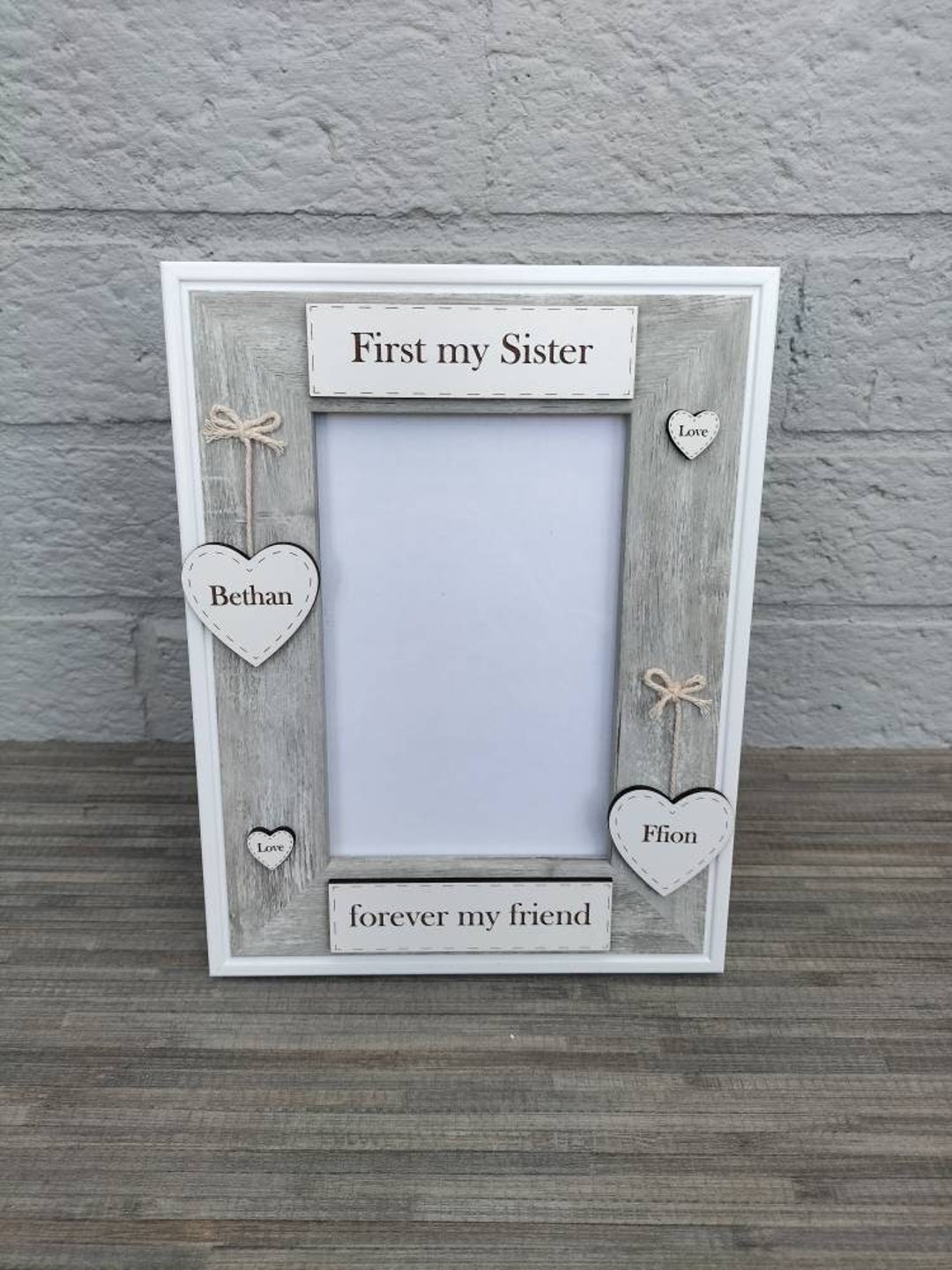 Personalised Sister Frame Sister Photo Frame for My Sister Etsy