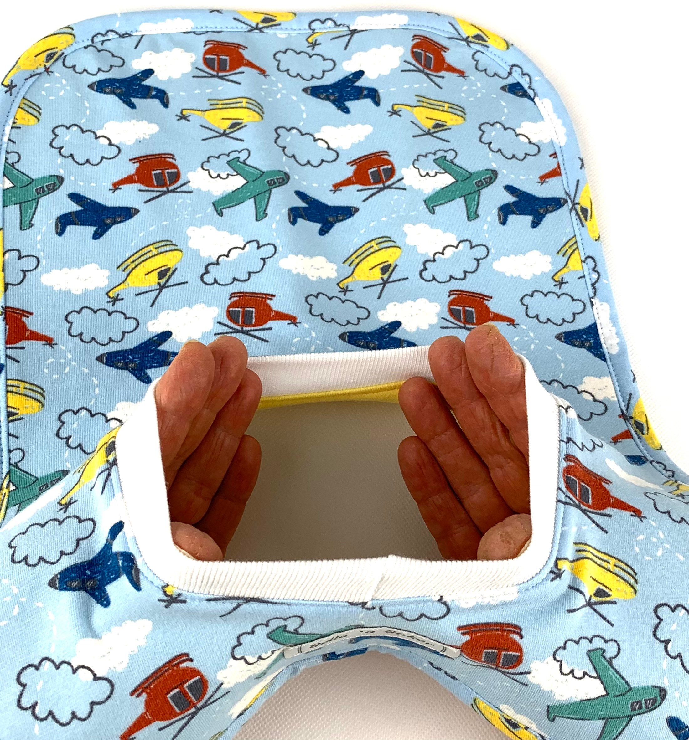 Pull over head baby bib Reversible pullover baby or toddler Etsy