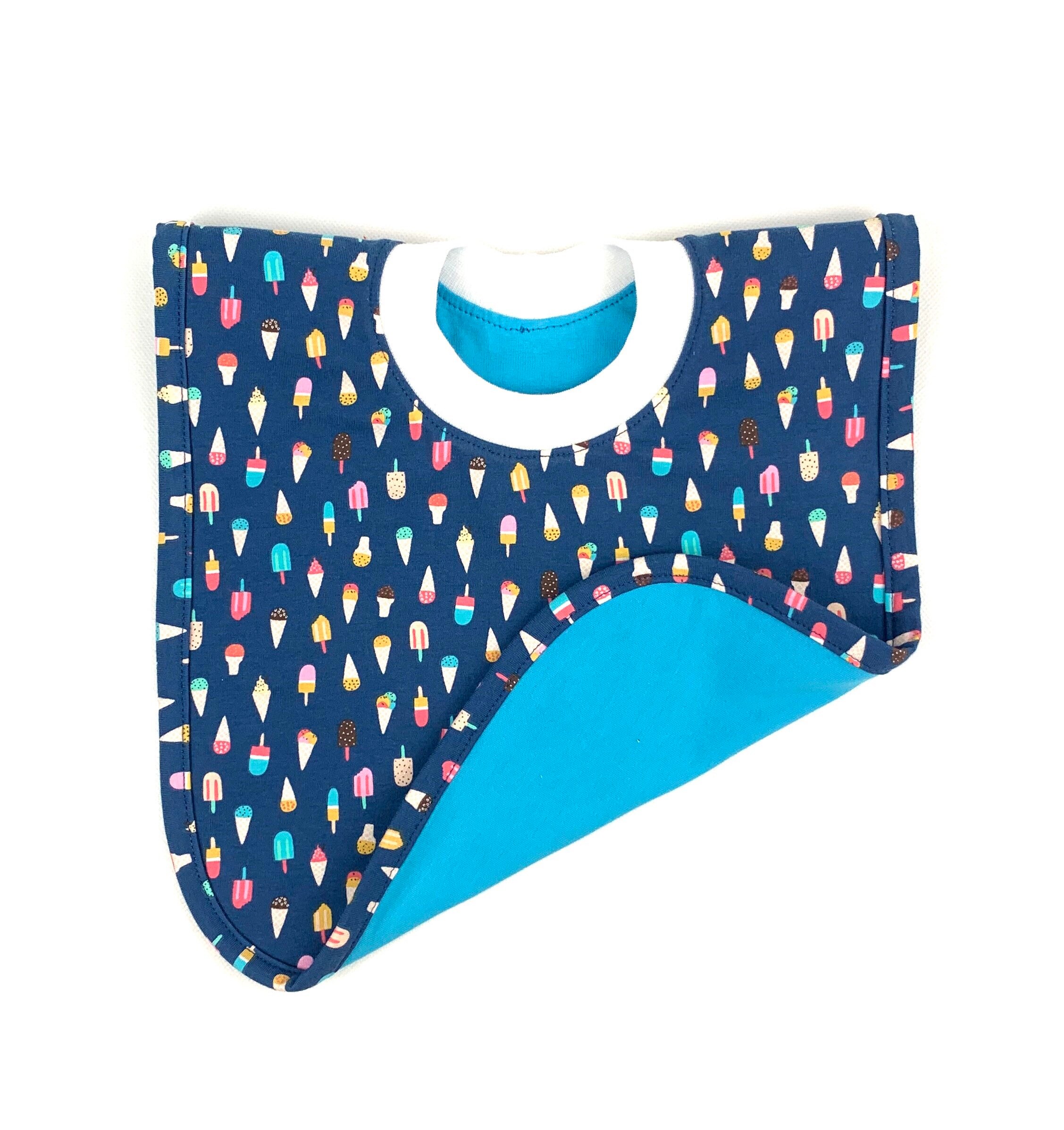 Pull Over Head Bib Reversible Pullover Baby or Toddler Bib Etsy UK