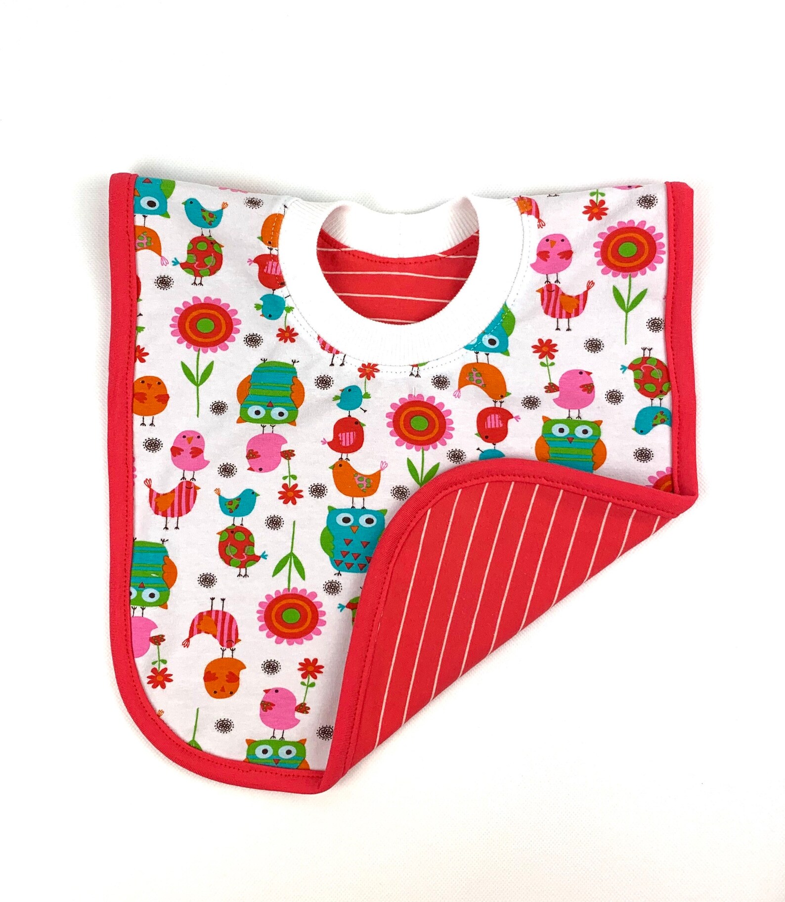 Pull over head bib Reversible pullover baby or toddler bib Etsy
