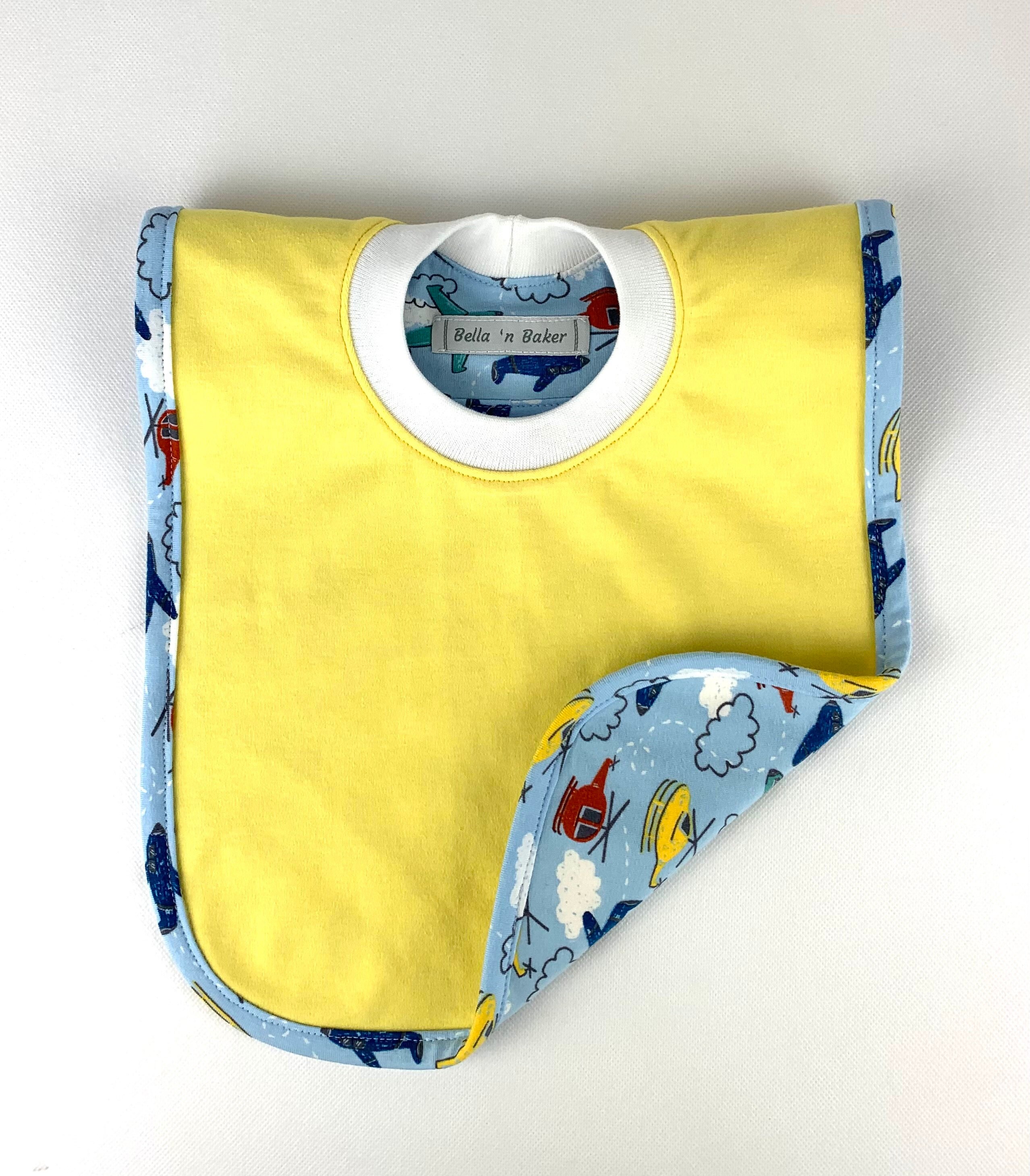 Pull over head baby bib Reversible pullover baby or toddler Etsy