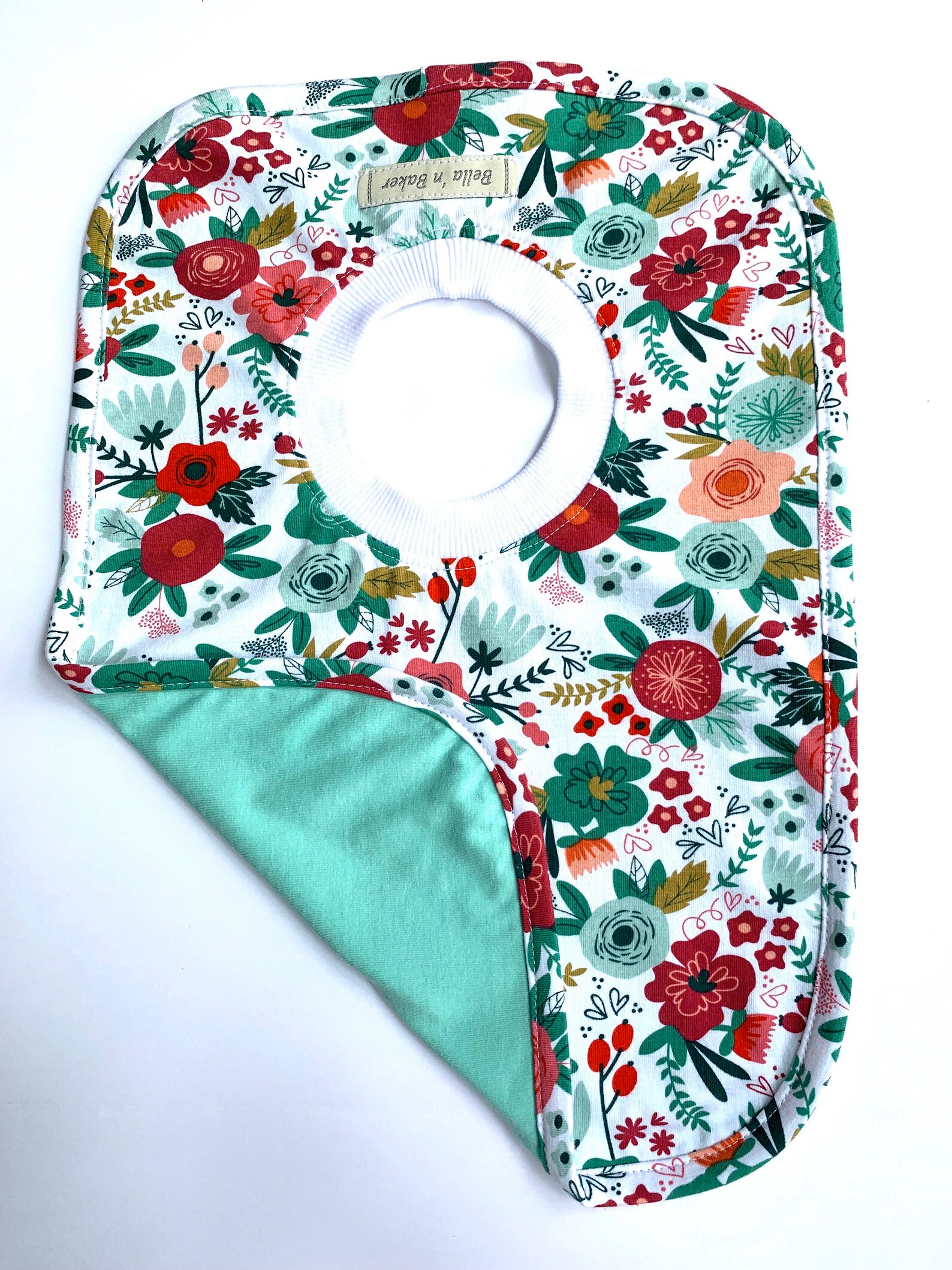 Baby bib Pull over head bib Reversible pullover baby or Etsy