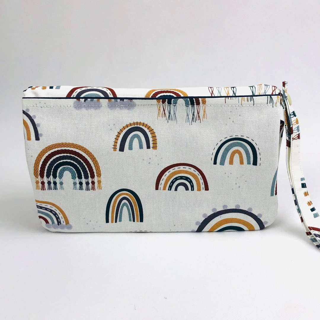 Rainbow Diaper Clutch Changing Pad Waterproof Diaper Mat With Etsy