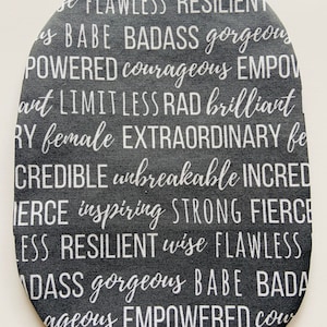 Dimensionnement personnalisé ! Housse de sac de stomie Inspirational Woman