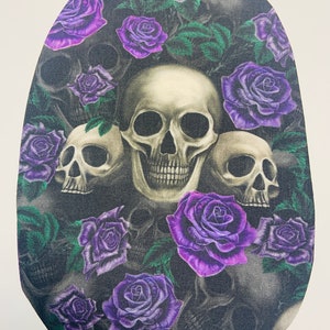 Custom Sizing! Skulls and Roses Ostomy Bag Cover