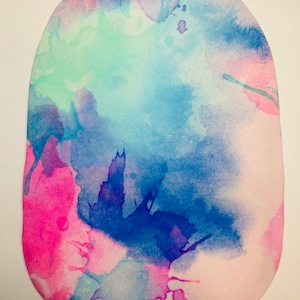 Dimensionnement personnalisé ! Housse de sac de stomie pour maillot de bain aquarelle