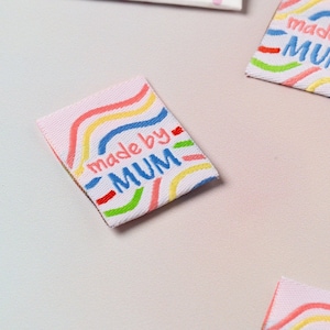 MADE BY MUM - 6 Pack - Sewing Labels for Clothes and Gifts