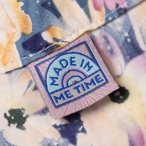 MADE in ME TIME - 6er Pack - Nähetiketten für Kleidung und Geschenke