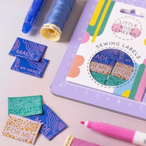 FOR ME COLLECTION 2.0 - 6 Pack - Sewing Labels for Clothes and Gifts
