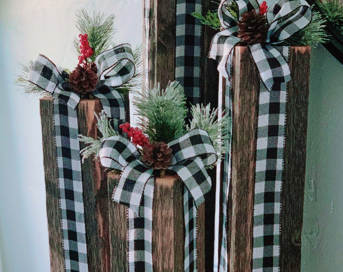 Wooden Rustic Christmas Presents - Etsy