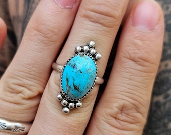SIZE 6.75 Kingman Turquoise Ring