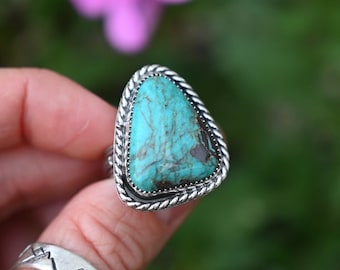 SIZE 7.75 Bisbee Turquoise Ring