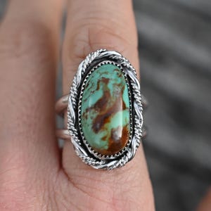 Anillo Royston de turquesa, talla 7.25