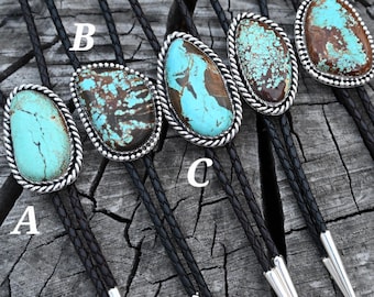Turquoise Sterling Silver Bolo Ties