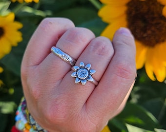 Sunflower Ring Made To Order