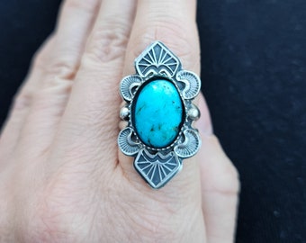 Kingman Turquoise Made In Your Size Ring