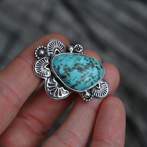 Kingman Turquoise Hat Pin