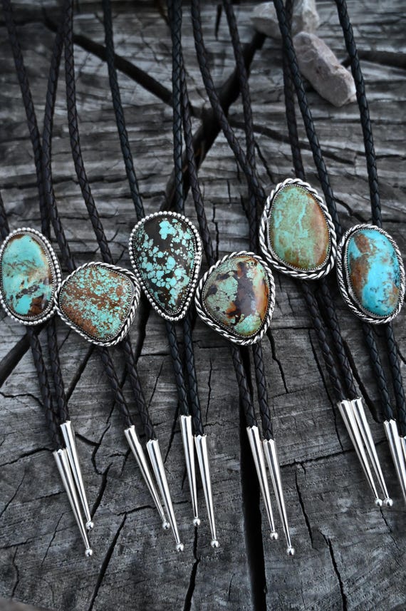 Turquoise Sterling Silver Bolo Ties
