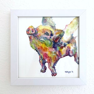 Flying Pig Painting - Modern Farmhouse Decor - Highest Quality Print - Matted, Framed or Print Only -