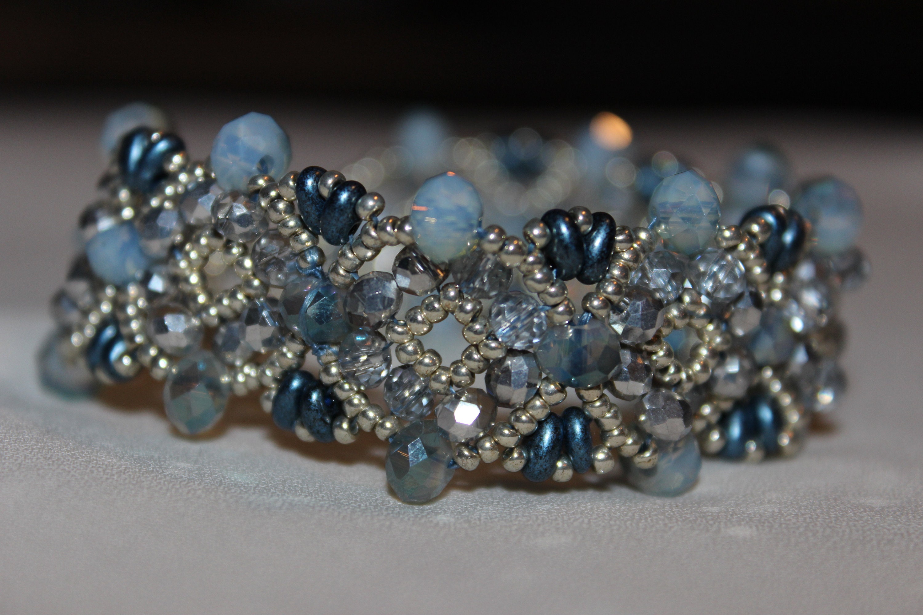 Beaded bracelet beaded lace bracelet handmade bracelet Etsy