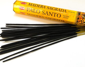 Palo Santo Holy Wood Incense Sticks handmade by Hem for Smudging Aromatherapy Yoga Meditation Negativity Clearing House Cleansing