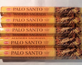 Lot of 100 Palo Santo Incense Sticks handmade for Smudging Aromatherapy Meditation Space Clearing House Cleansing by Hem