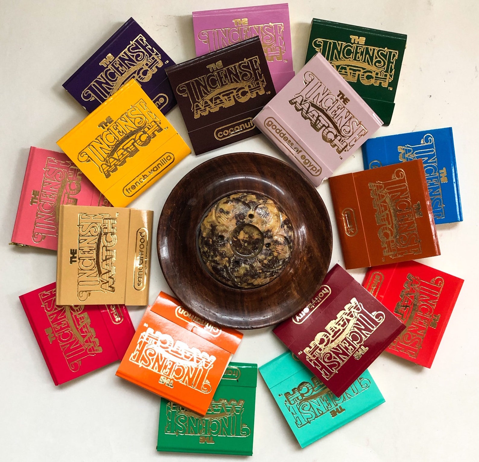 Incense Match Assorted Set of Scented Matches Mini Incense Etsy
