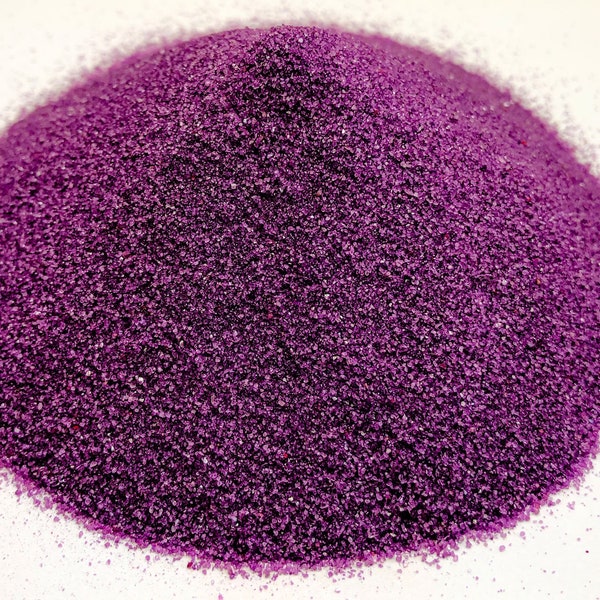 Purple Sand - For Resin, Ritual, Incense, Sage in Burner, Cauldron, Charcoal, Abalone, Shell, Smudge Pot - Smudging, Wicca Pagan, Art, Craft