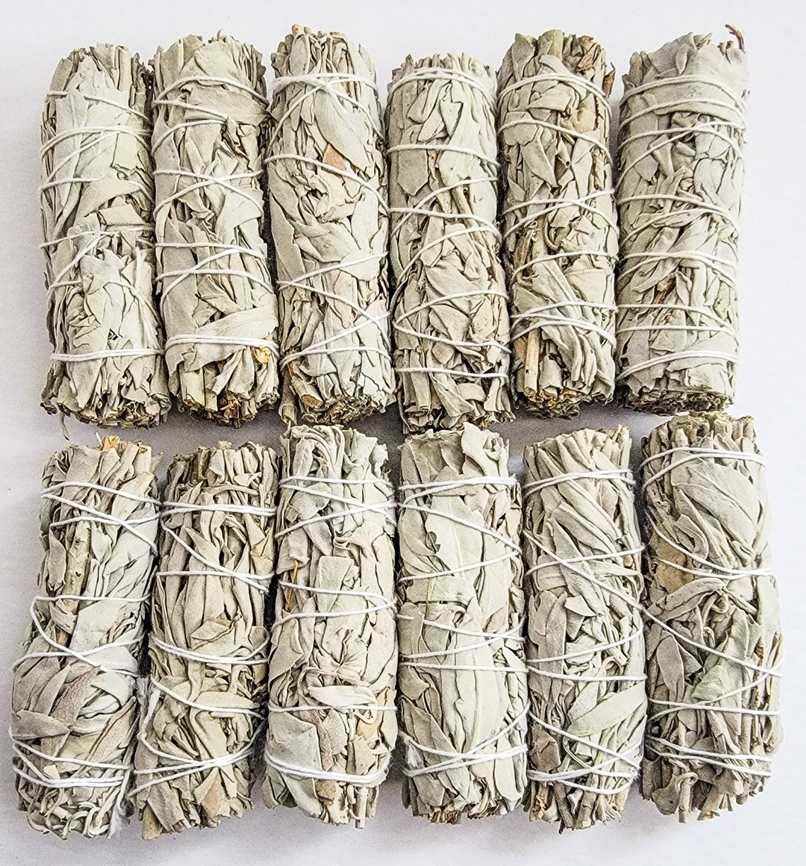12 White Sage Bundles Bulk Smudge for Smudging Cleansing Etsy