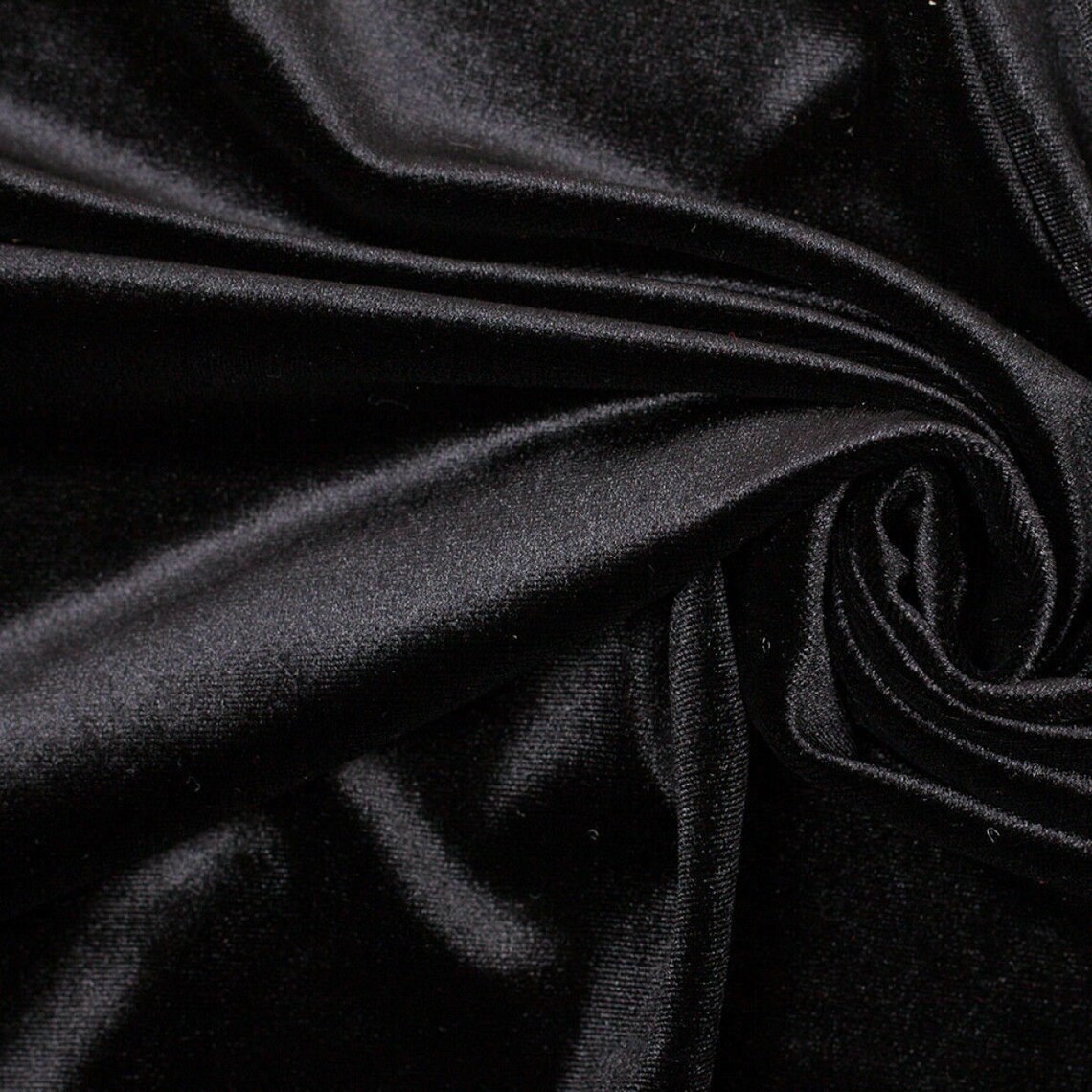 Premium Luxury Soft Black Velvet Velour Fabric 4 Way Stretch Etsy
