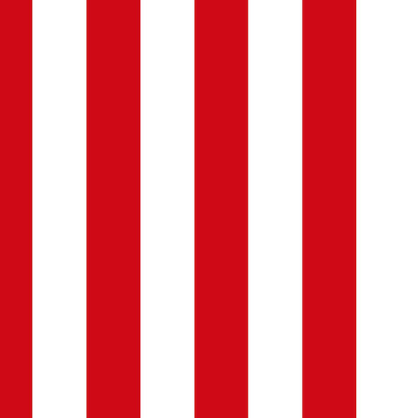 Clown Red & White Stripes 1 Inch Vertical Stripy Print Stretch Spandex  Fabric UK Sewing Apparel 