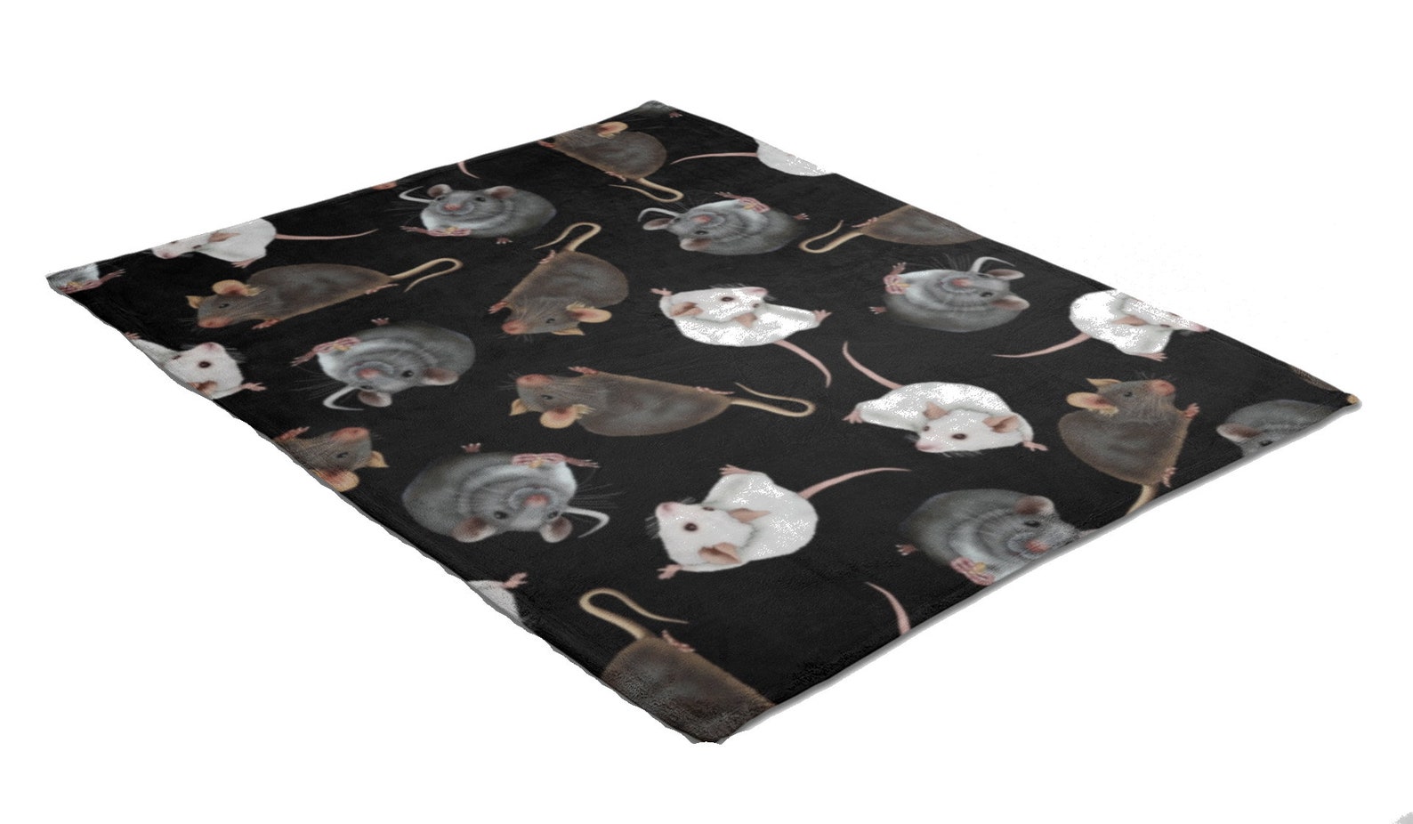 Adorable Cute Mouse Rats Mice Rodent Design Blanket Throw Soft Etsy