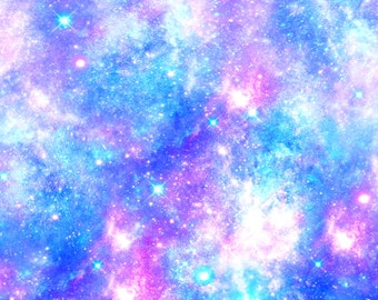 Magical Galaxy Space Universe Planètes Stars Micro Spandex Stretch Fabric Superbe Festival de couture