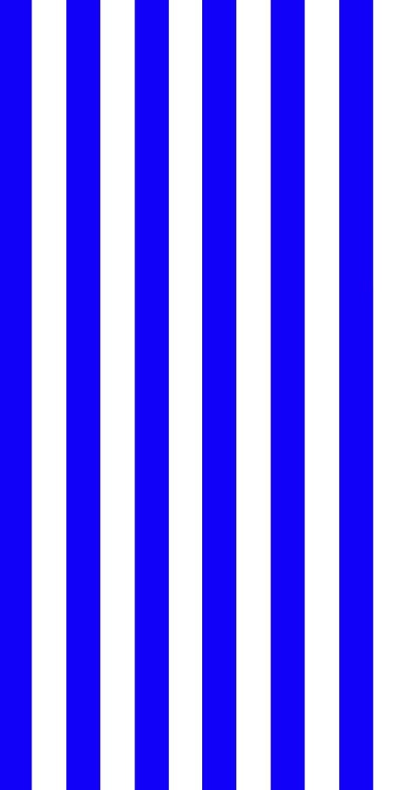 Blue & White Stripes 1 Inch Vertical Stripe Strip Print Stretch Spandex  Fabric UK Sewing Apparel