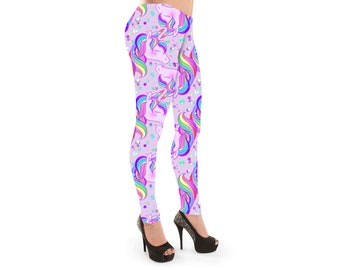 Medssii Lady Yoga Pants Magical Rainbow Unicorn Light Long Yoga Pants Yoga Leggings with Pockets Medssii Lady Yoga Pants Magical Rainbow Unicorn Light Long Yoga Pants Yoga Leggings with Pockets