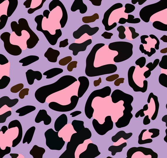 Pink /& Purple Leopard Animal Skin Lycra Print Stretch Spandex Fabric Stunning Dressmaking Dancewear Leotards Leggings