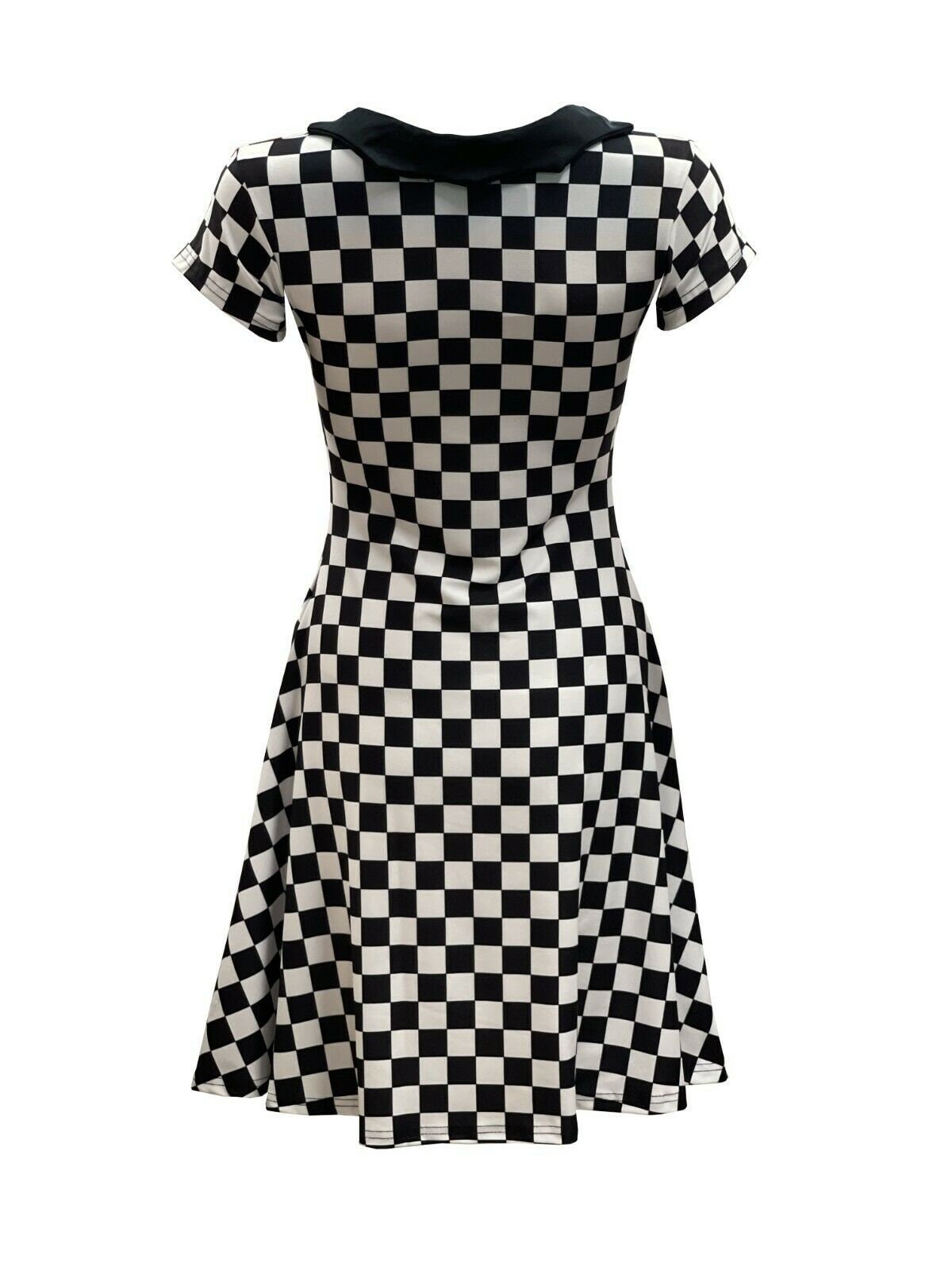 Monochrome top skater dress