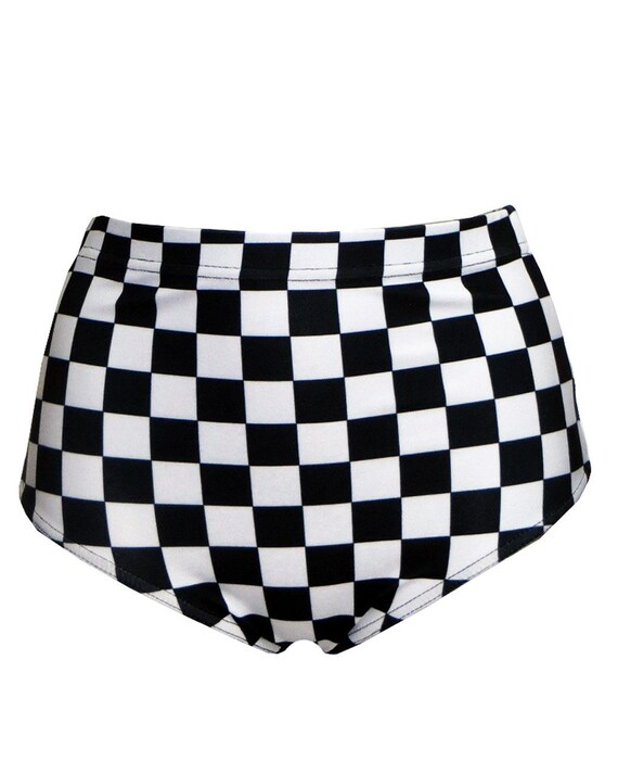 chequered bikini