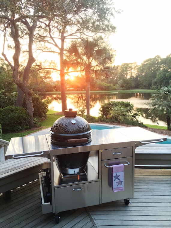 Stainless Table for Big Green Egg - Etsy