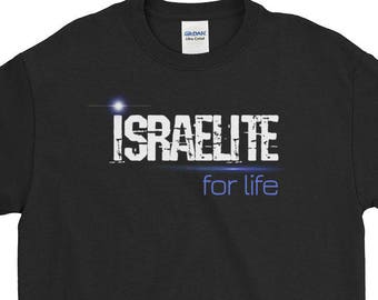 Israelite for Life T-Shirt, Lion Judah, 12 Tribes Israel