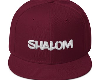 Shalom, Yahuwah, Hebrew Israelite, Hebrew Israelite Hat, Hebrew Israelite Hat, Snapback Hat, Men, Judah, Israelite, Israelite clothing