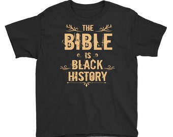 The Bible, Black History, Rise Against Them, Kids T-Shirt, Youth T Shirt, Hebrew Israelite, Kids Clothing, Childrens Clothing, Judah, Israel