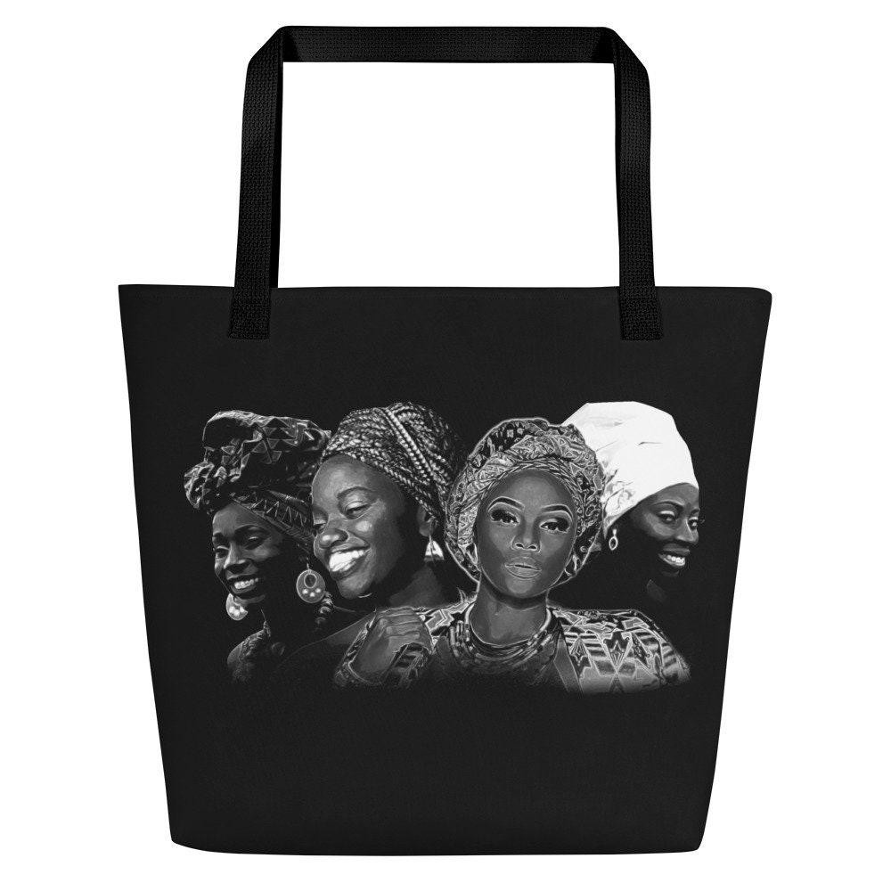 Israelite Women, Hebrew Women, Hebrew Israelite, Hebrew Israelite Bag, Hebrew Israelite Tote, Black White, Beach Bag, Israelite, HebrewGift