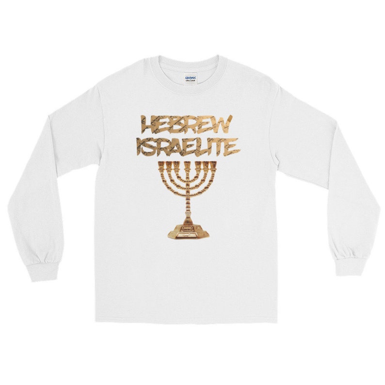 Hebrew Israelite Menorah Israelite Gift Long Sleeve Etsy